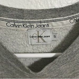 Calvin Klein Cropped Crew Sweatshirt